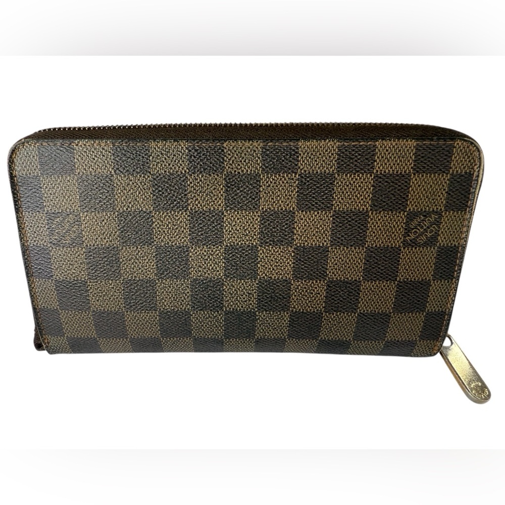 Louis Vuitton Damier Ebene Zippy Wallet SN1813
